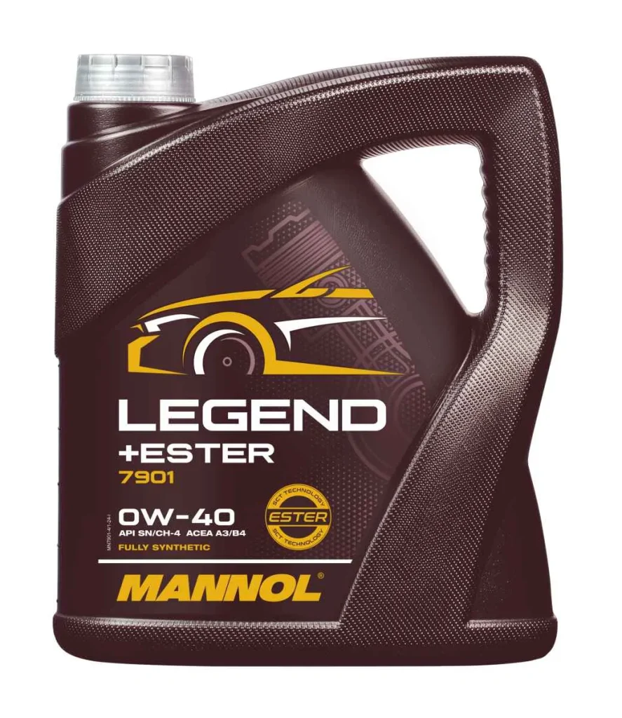 روغن موتور مانول MANNOL Legend+Ester 0W-40 SN 4 لیتری