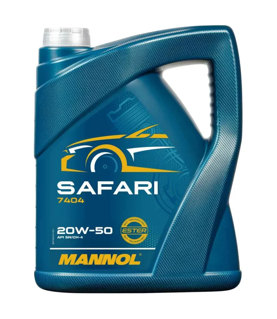 روغن موتور مانول سافاری 20W-50 مانول MANNOL 5 لیتری